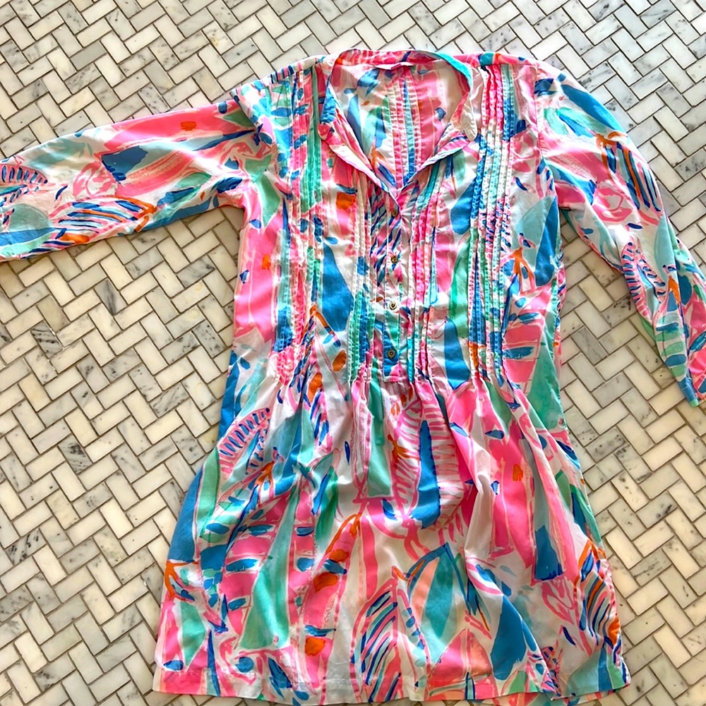 Lilly Pulitzer sailboat dress, size small